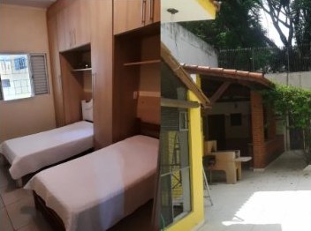 Ambientes da casa de repouso na Zona Oeste de São Paulo